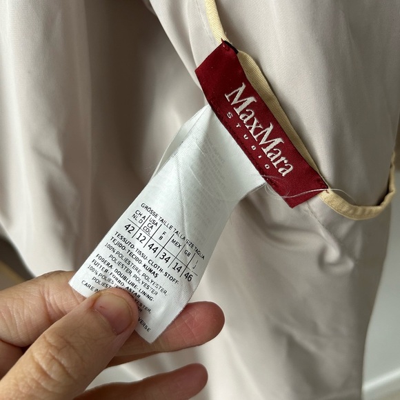 Maxmara reversible raincoat jacket - Picture 13 of 14